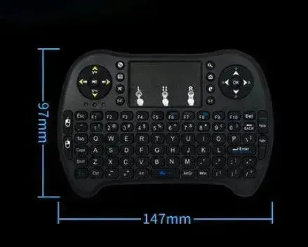 Private Mode I8 Flying Squirrel Smart Touch Game USB2.4G Full Keyboard TV Brain Wireless Remote Control