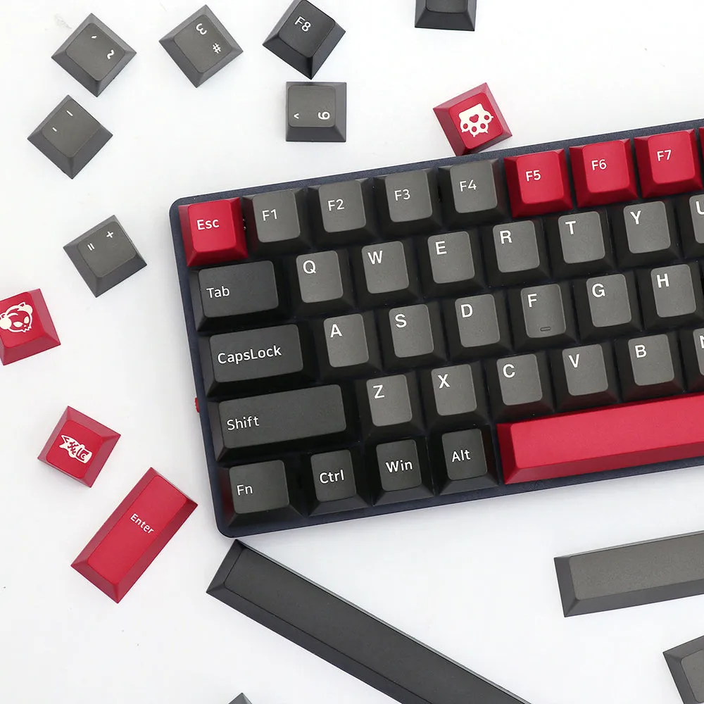 Psittacus Cherry Profile PBT Doubleshot Keycaps