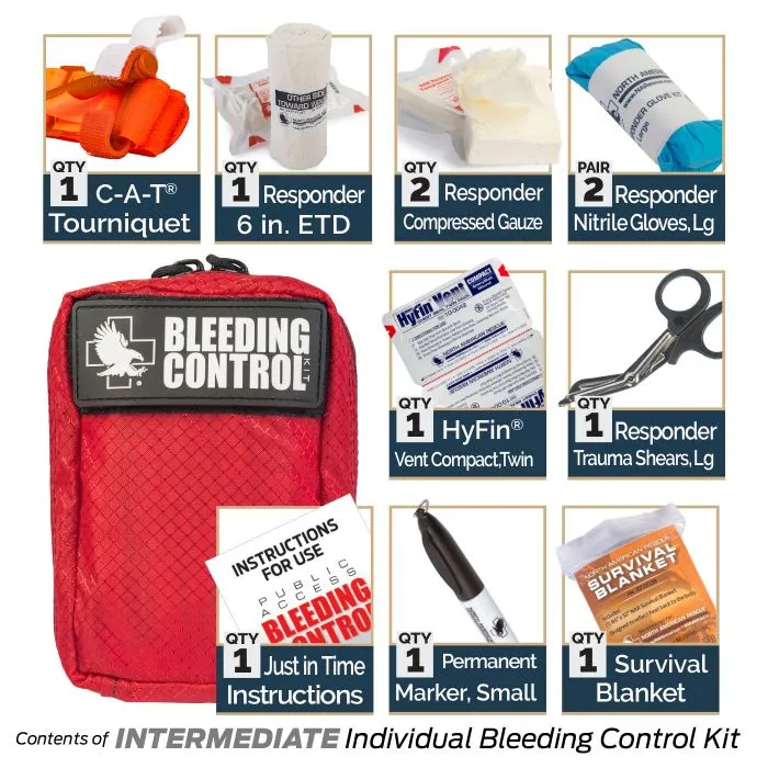 PUBLIC ACCESS INDIVIDUAL BLEEDING CONTROL KIT - Nylon