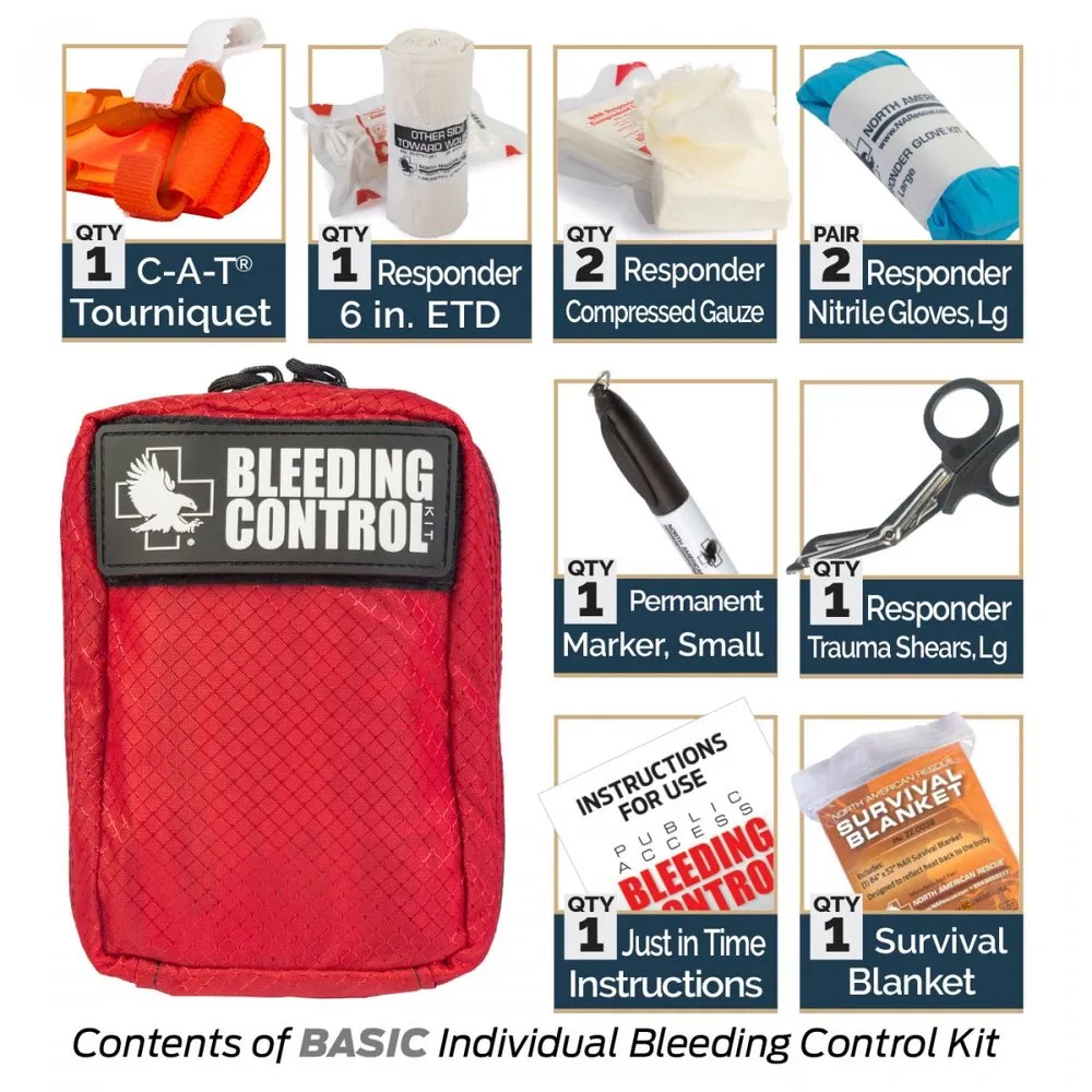 PUBLIC ACCESS INDIVIDUAL BLEEDING CONTROL KIT - Nylon