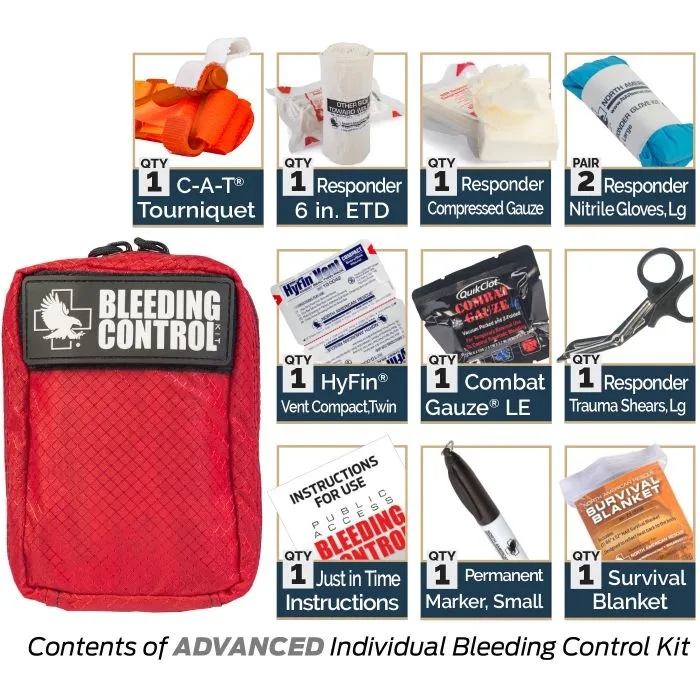 PUBLIC ACCESS INDIVIDUAL BLEEDING CONTROL KIT - Nylon