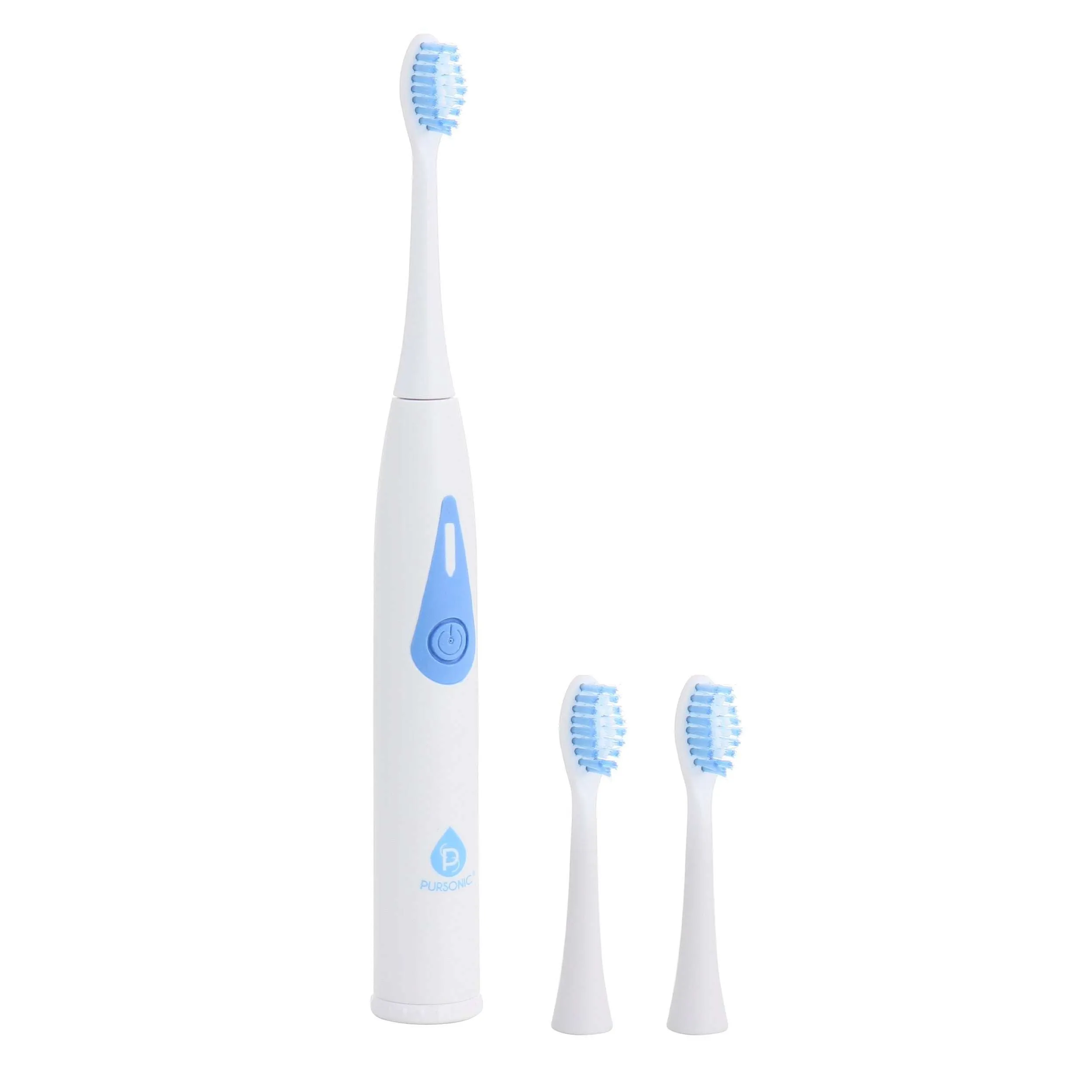 Pursonic Ultrasonic Triple-Head Electric Tooth Wizard Toothbrush