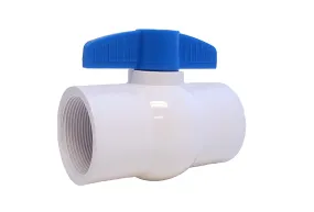 PVC COMPACT BALL VALVE - 2" - Threaded - Sanipro