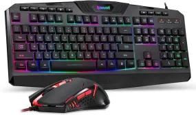 "Optimize Your Gaming Experience with the Redragon S101 Gaming Keyboard and M601 Mouse Combo - Showcasing RGB Backlighting and Customizable Functions [New and Improved Version]"