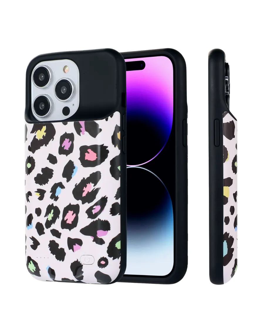 Rainbow Leopard Ultra Battery Case