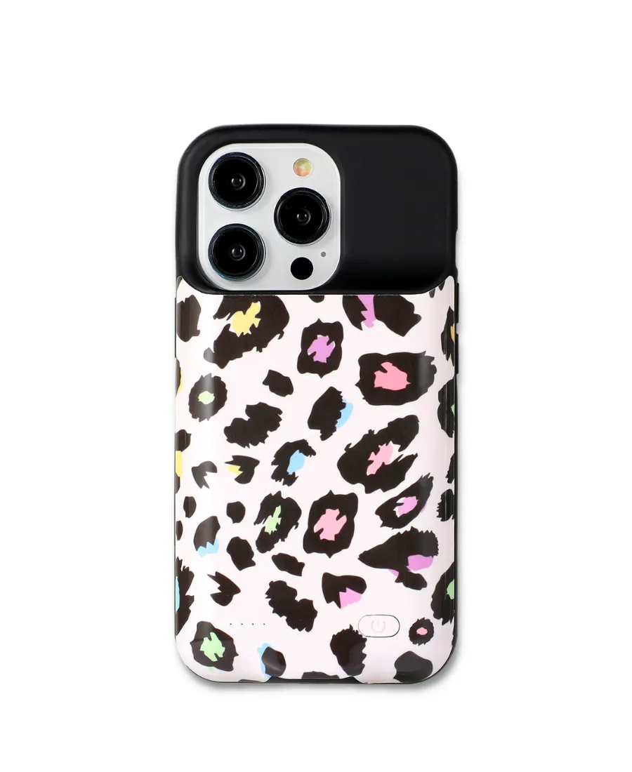 Rainbow Leopard Ultra Battery Case