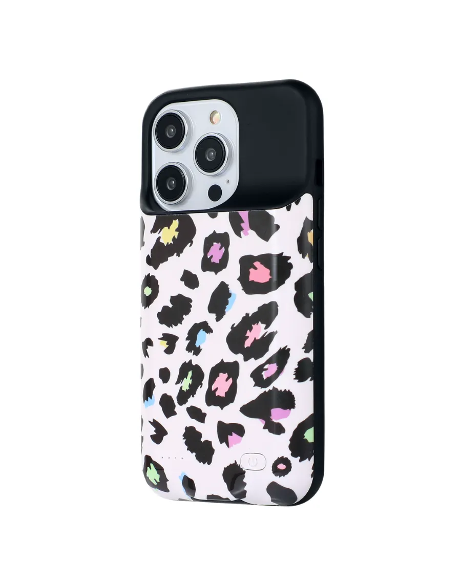 Rainbow Leopard Ultra Battery Case