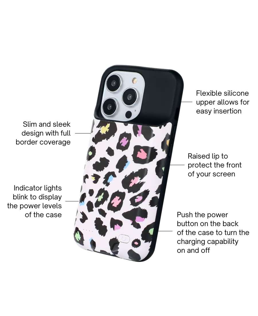 Rainbow Leopard Ultra Battery Case