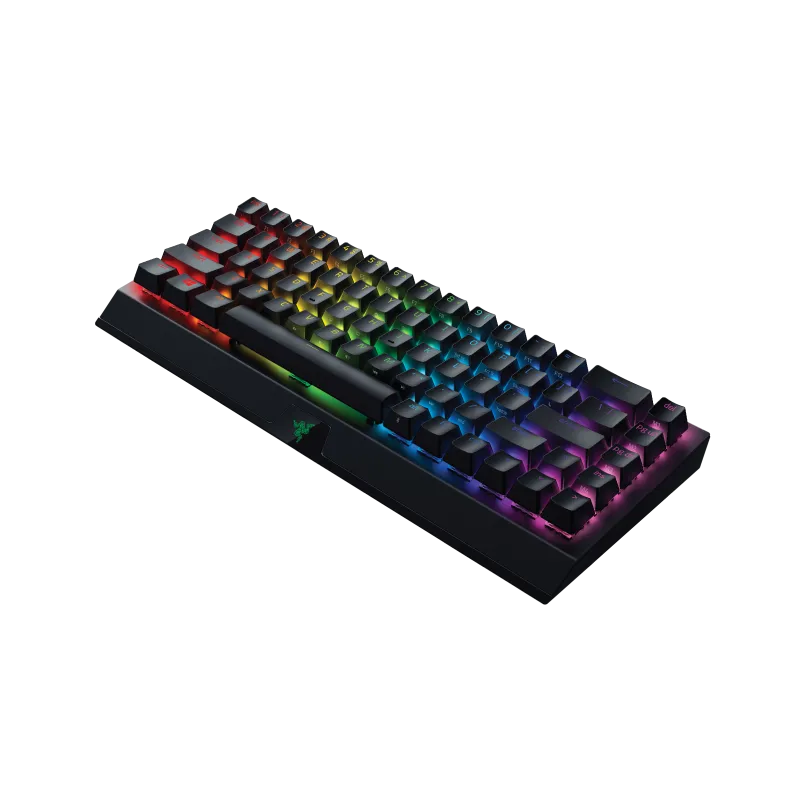 Razer Blackwidow V3 Mini HyperSpeed | Phantom Edition 65% Wireless Linear Mechanical Keyboard Yellow Switch