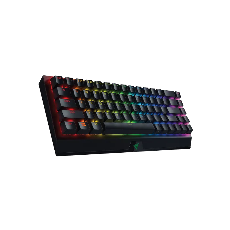 Razer Blackwidow V3 Mini HyperSpeed | Phantom Edition 65% Wireless Linear Mechanical Keyboard Yellow Switch