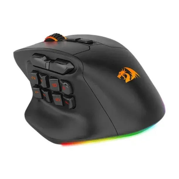 Redragon Aatrox M811 Pro Wireless MMO Mouse: With 10 Side Macro Buttons and RGB Lighting