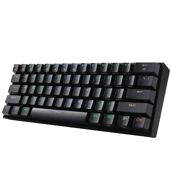 REDRAGON DRACONIC PRO Mechanical 61 Key | Bluetooth 5.0|RF|RGB Gaming Keyboard - Black