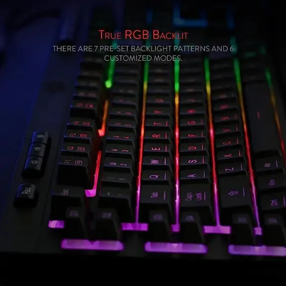 Redragon K512 Shiva RGB Backlit Membrane Gaming Keyboard