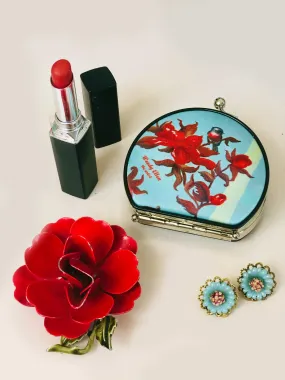 Retro compact mirror, Robin