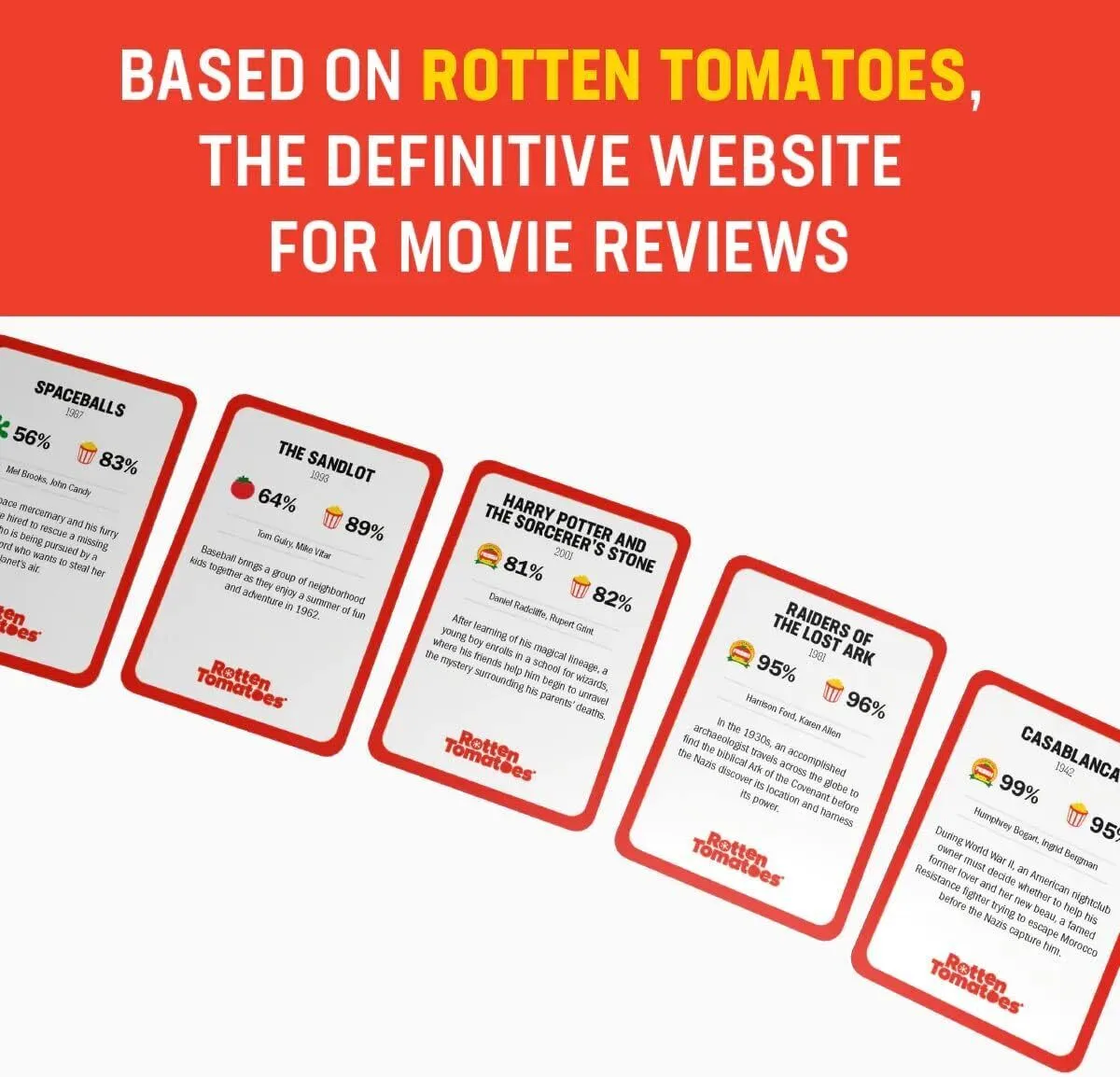 Rotten Tomatoes: The Card Game | Party Game for Movie Fans | 2-20 Players