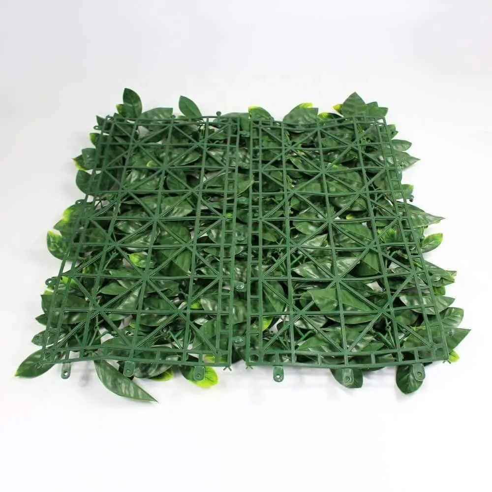 Sample - Lemon Leaf Artificial Hedge Panel (25cm x 25cm)