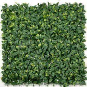 Sample - Lemon Leaf Artificial Hedge Panel (25cm x 25cm)