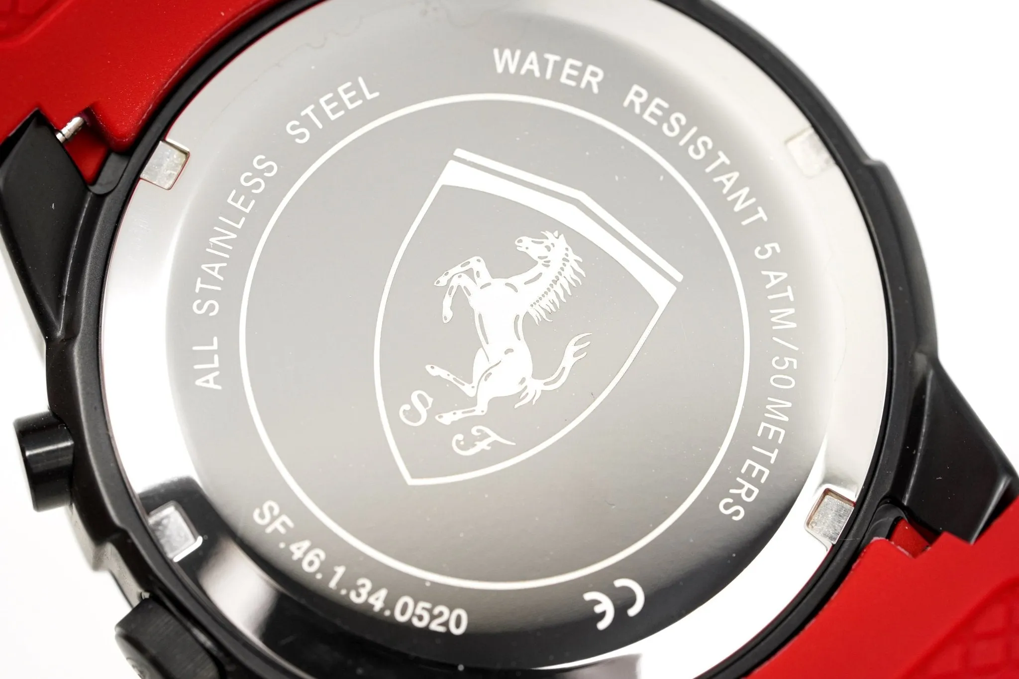 Scuderia Ferrari Watch Apex Multi-FX Black Red Silicone FE-083-0639