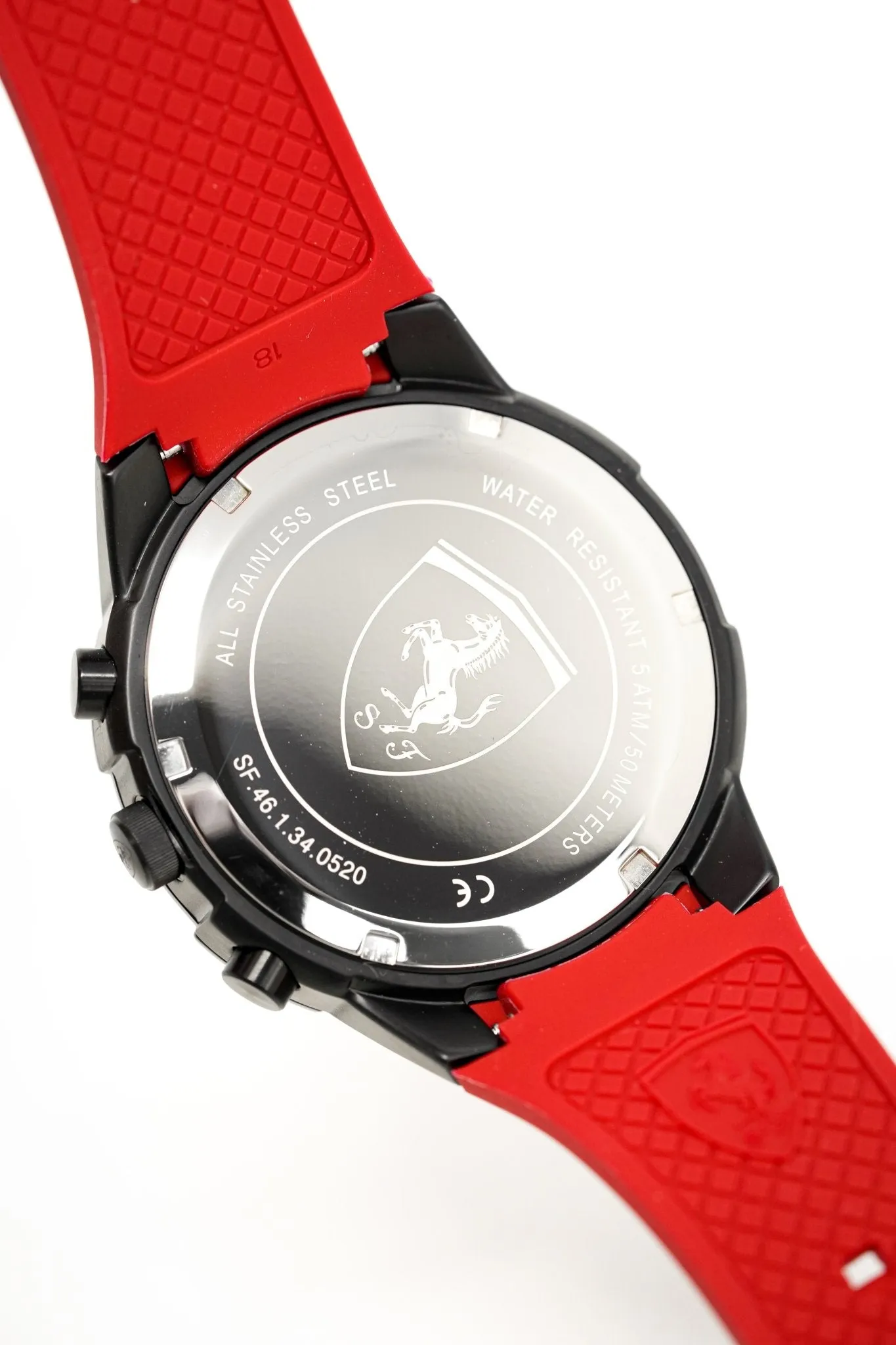 Scuderia Ferrari Watch Apex Multi-FX Black Red Silicone FE-083-0639