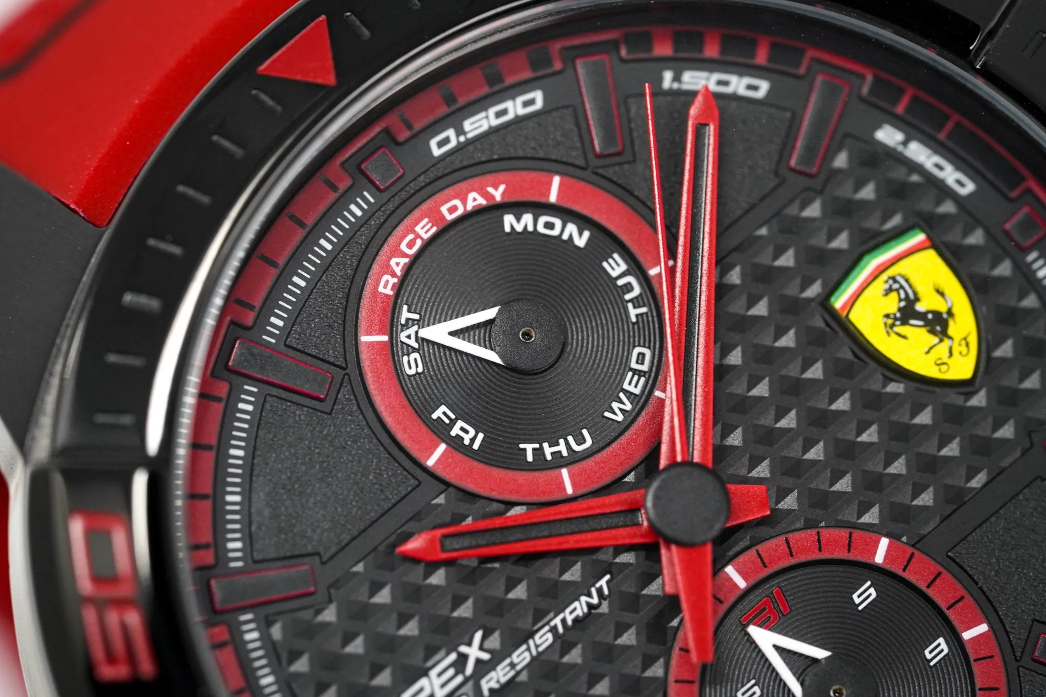 Scuderia Ferrari Watch Apex Multi-FX Black Red Silicone FE-083-0639