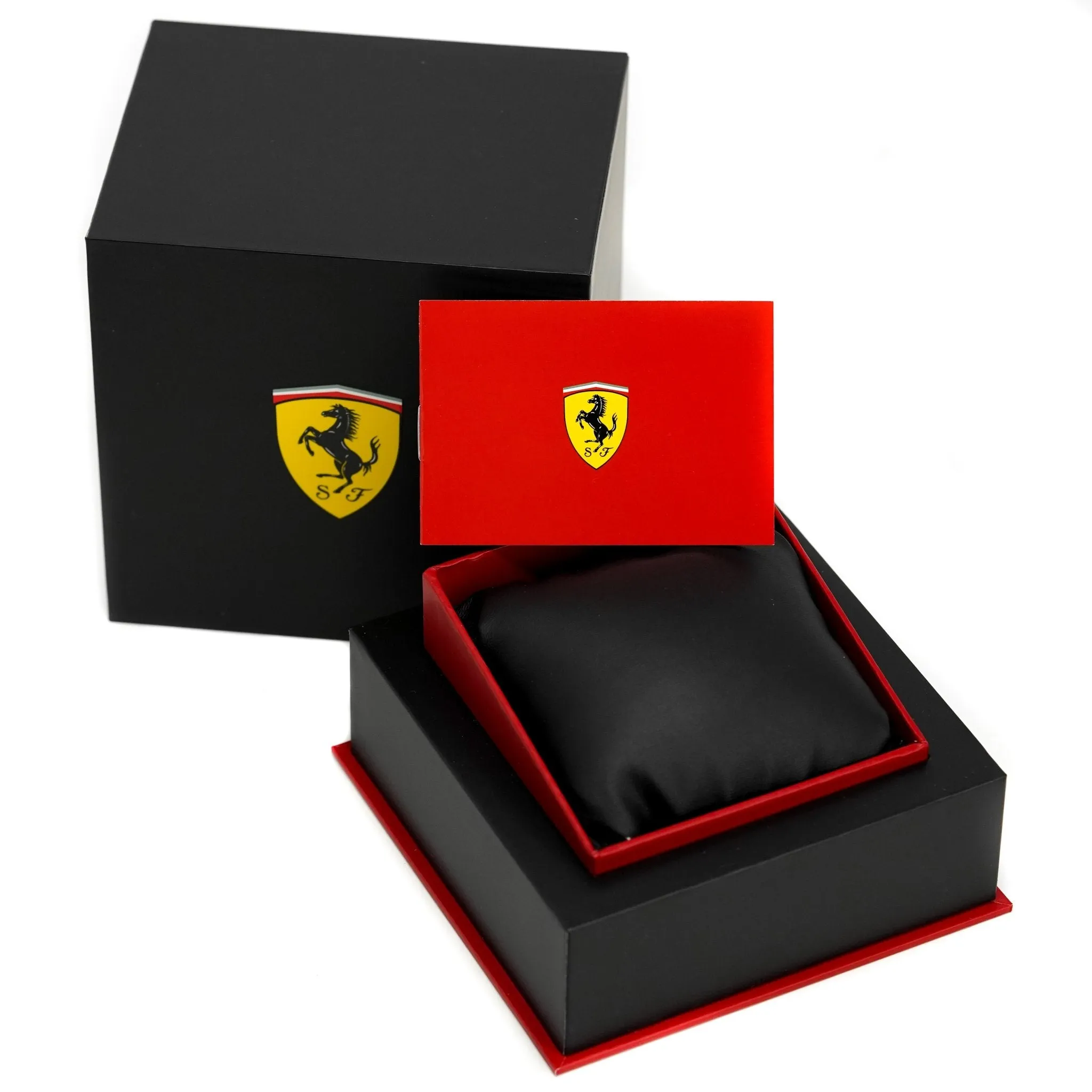 Scuderia Ferrari Watch Apex Multi-FX Black Red Silicone FE-083-0639