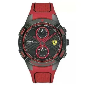 Scuderia Ferrari Watch Apex Multi-FX Black Red Silicone FE-083-0639