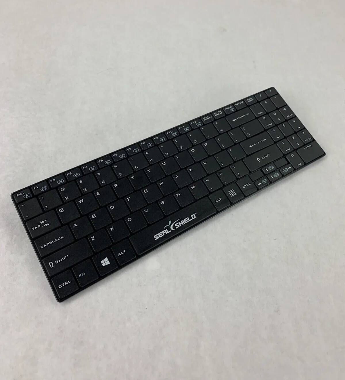 Seal Shield Wireless Waterproof Keyboard SSKSV099WV2 Black Tested No Receiver