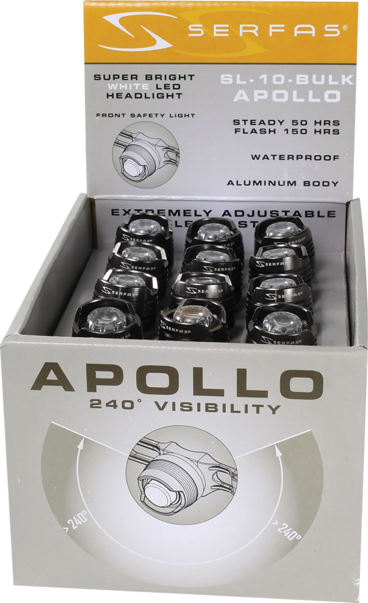 Serfas APOLLO 15 BATTERY FRONT LIGHT