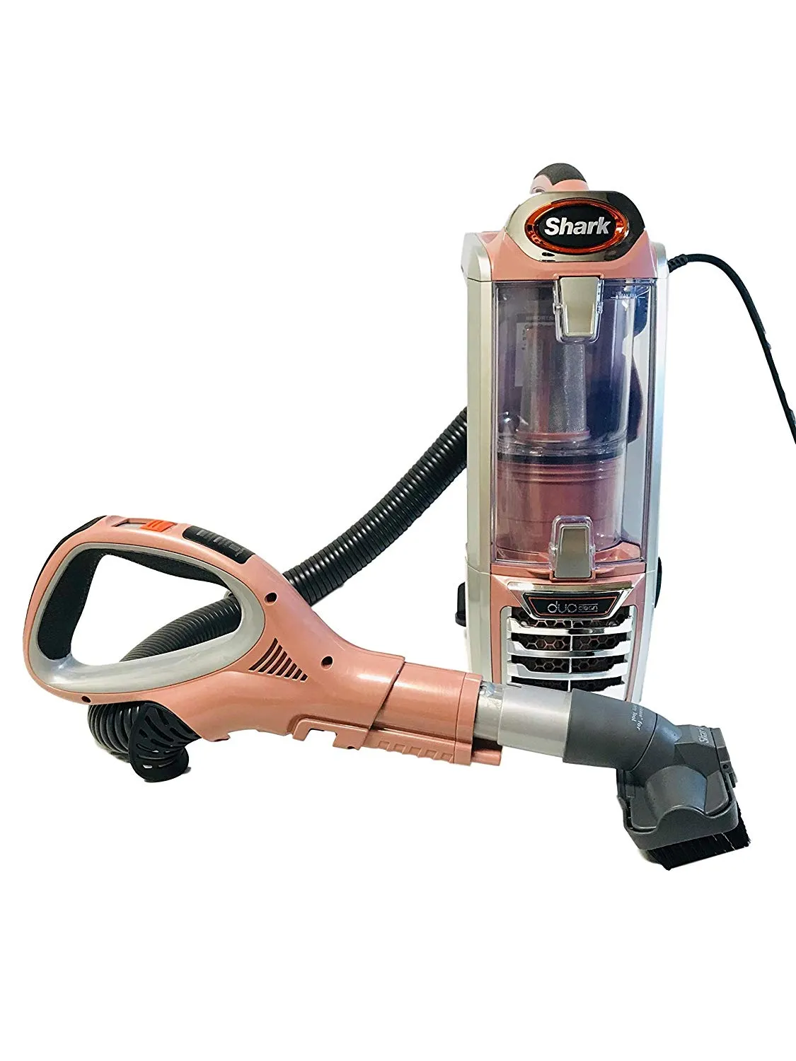 Shark DuoClean Powered Lift-Away Speed Upright Vacuum NV801 (Smokey Rose) LED Headlights | Anti Allergen HEPA ( NV801QRG )