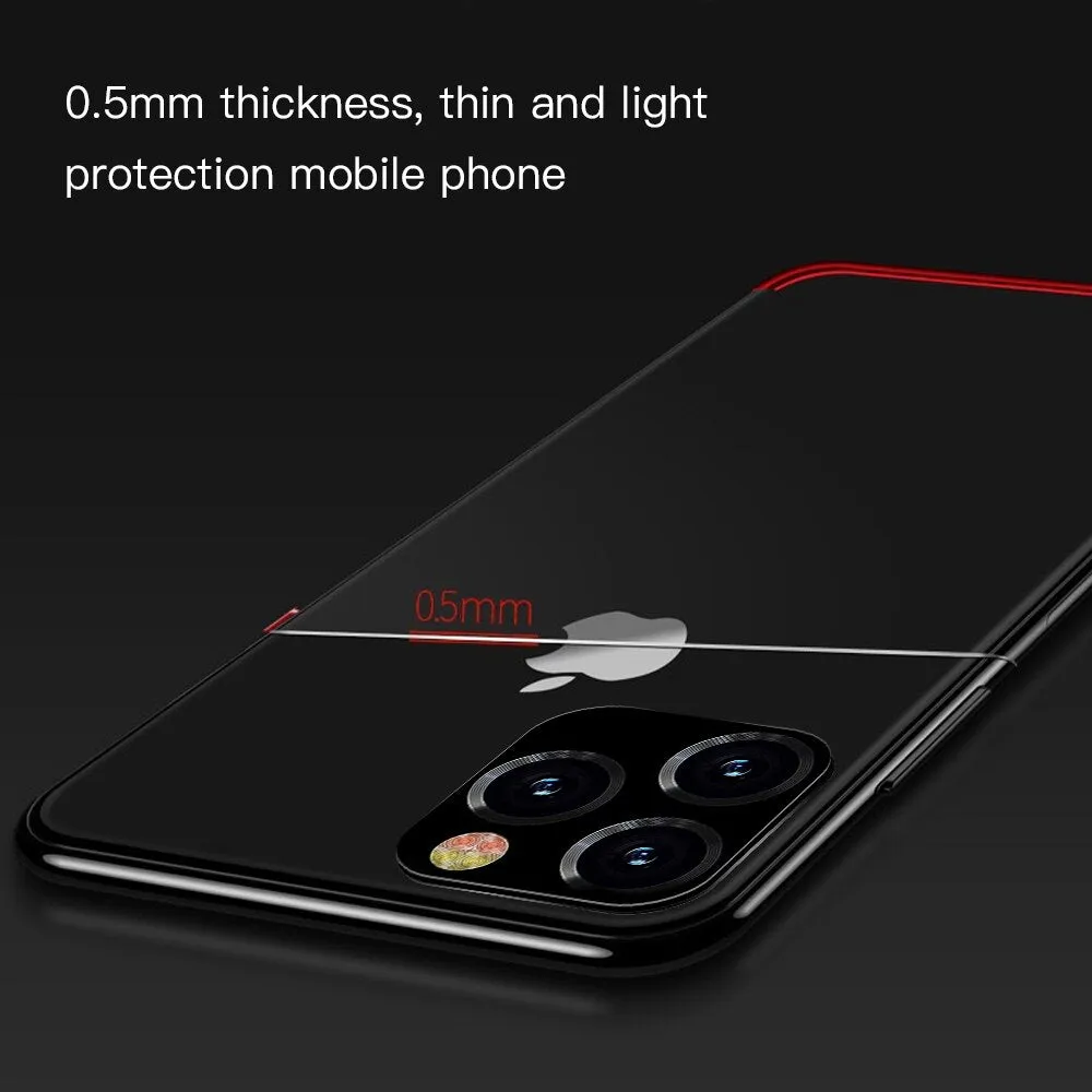 Silicone Case for iPhone 11 Pro Max Transparent Soft TPU Plating Cover for iPhone 11 5.8inch 6.1inch 6.5inch 2019 Phone Case