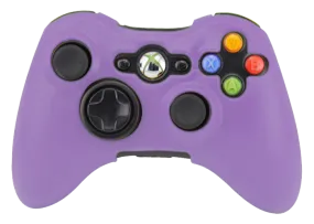 Silicone Cover For XBOX 360 Controller Skin Case Purple