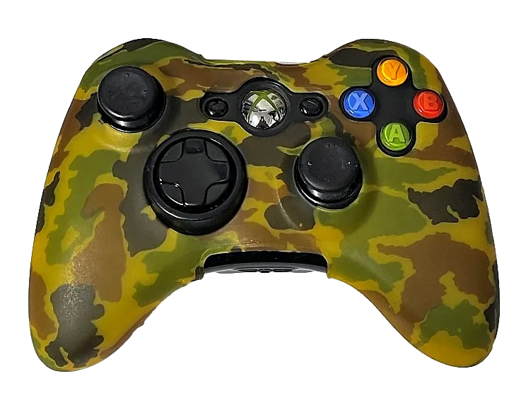 Silicone Cover For XBOX 360 Controller Skin Case Yellow Camo