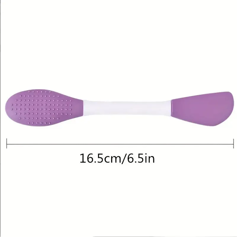 Silicone Double Headed Facial Brush Skincare Cream Brush