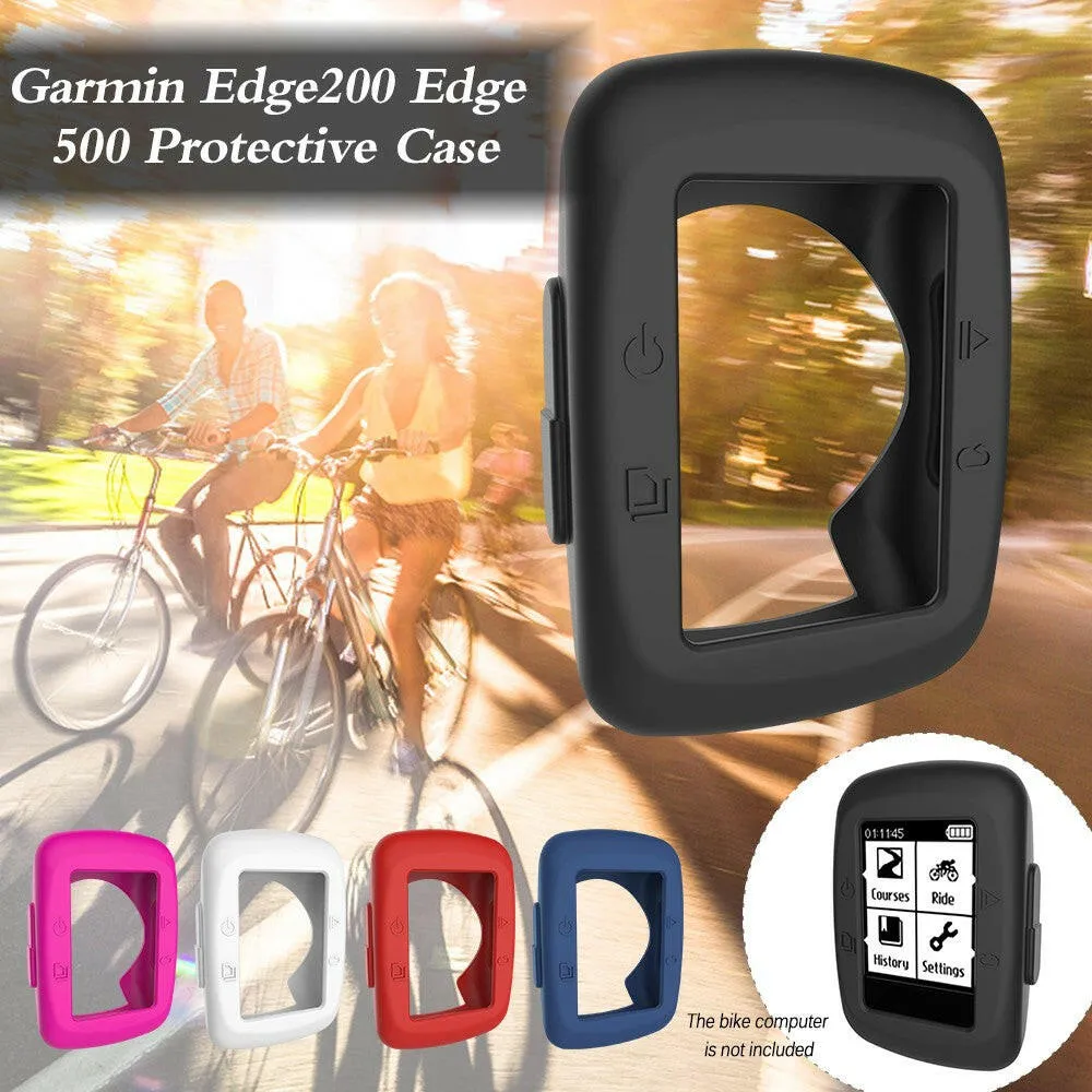 Silicone Protective Case For Garmin Edge200/500 Replacement Soft Silicone Bike Computer  Accessory