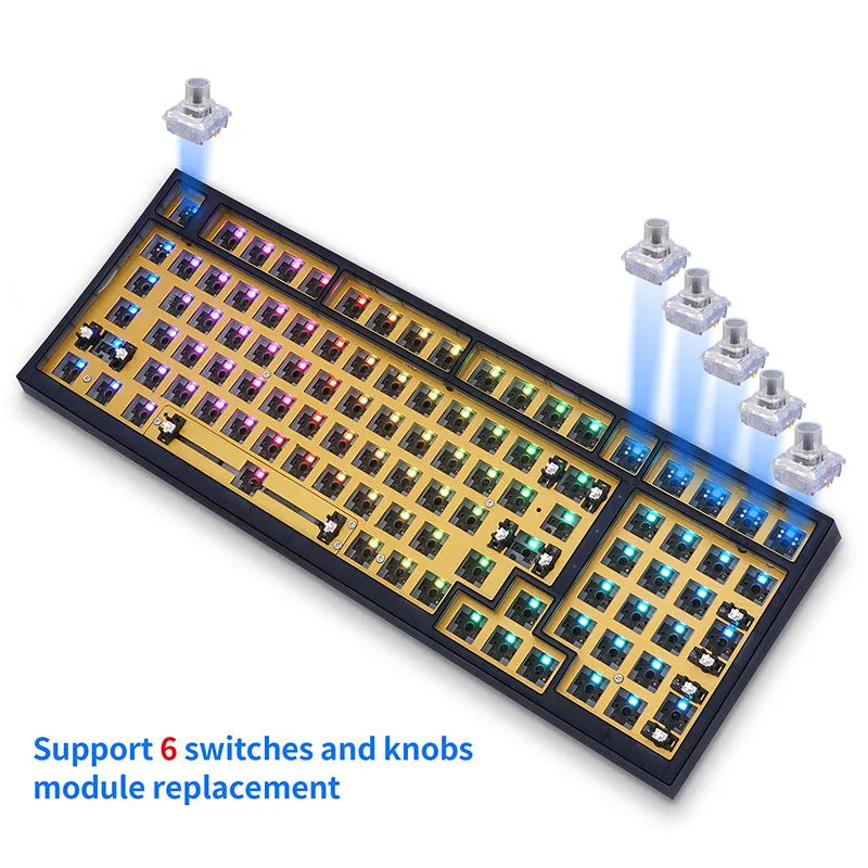 SKYLOONG GK980 1800 Compact 3-Mode RGB DIY Kit