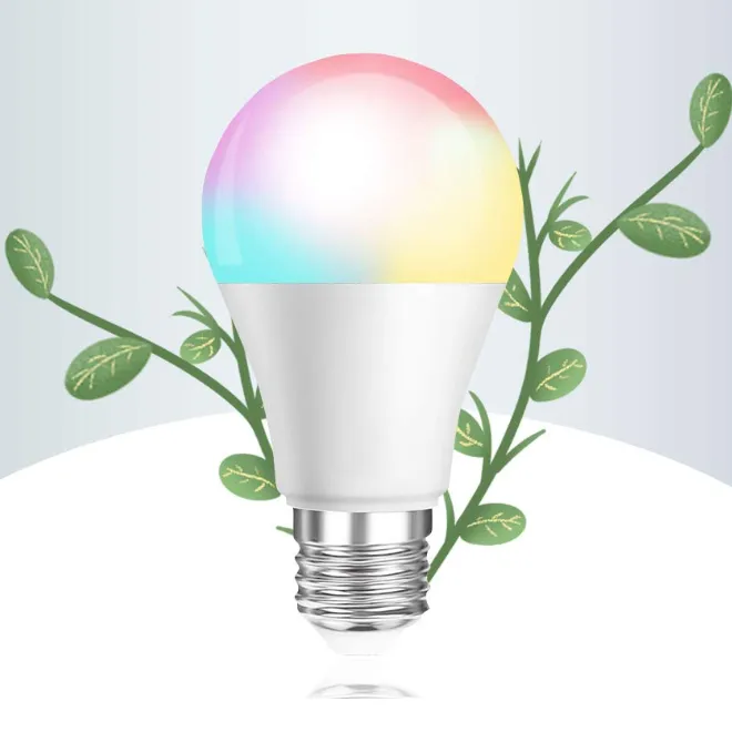 Smart Wi-Fi Light Bulb That Changes Colors According to The Music Rhythm and Flash Effects