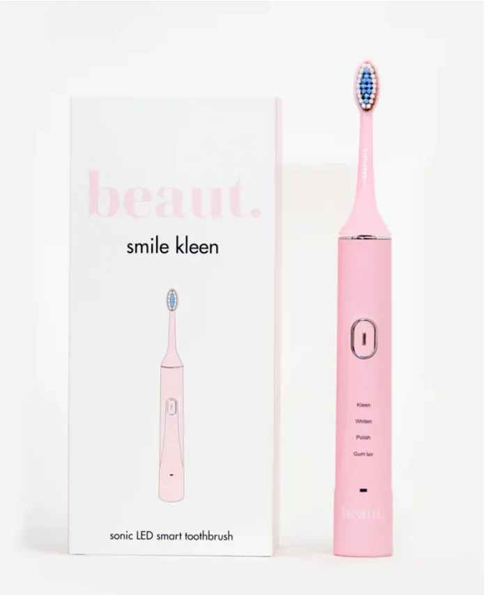 Smile Kleen Sonic Toothbrush in Pink or White