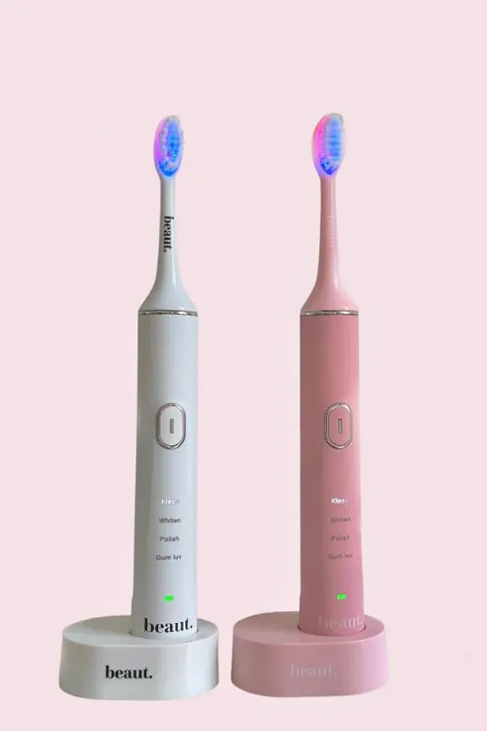 Smile Kleen Sonic Toothbrush in Pink or White