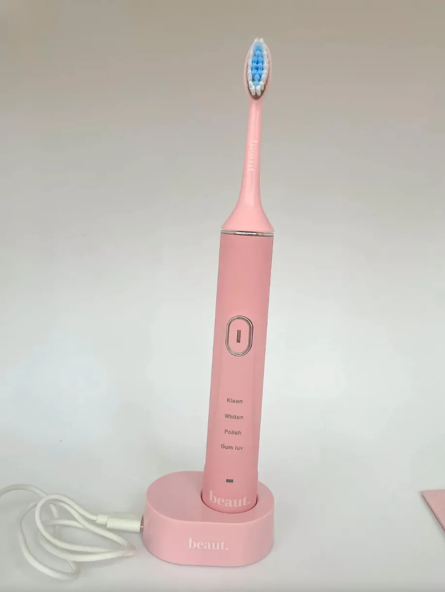 Smile Kleen Sonic Toothbrush in Pink or White