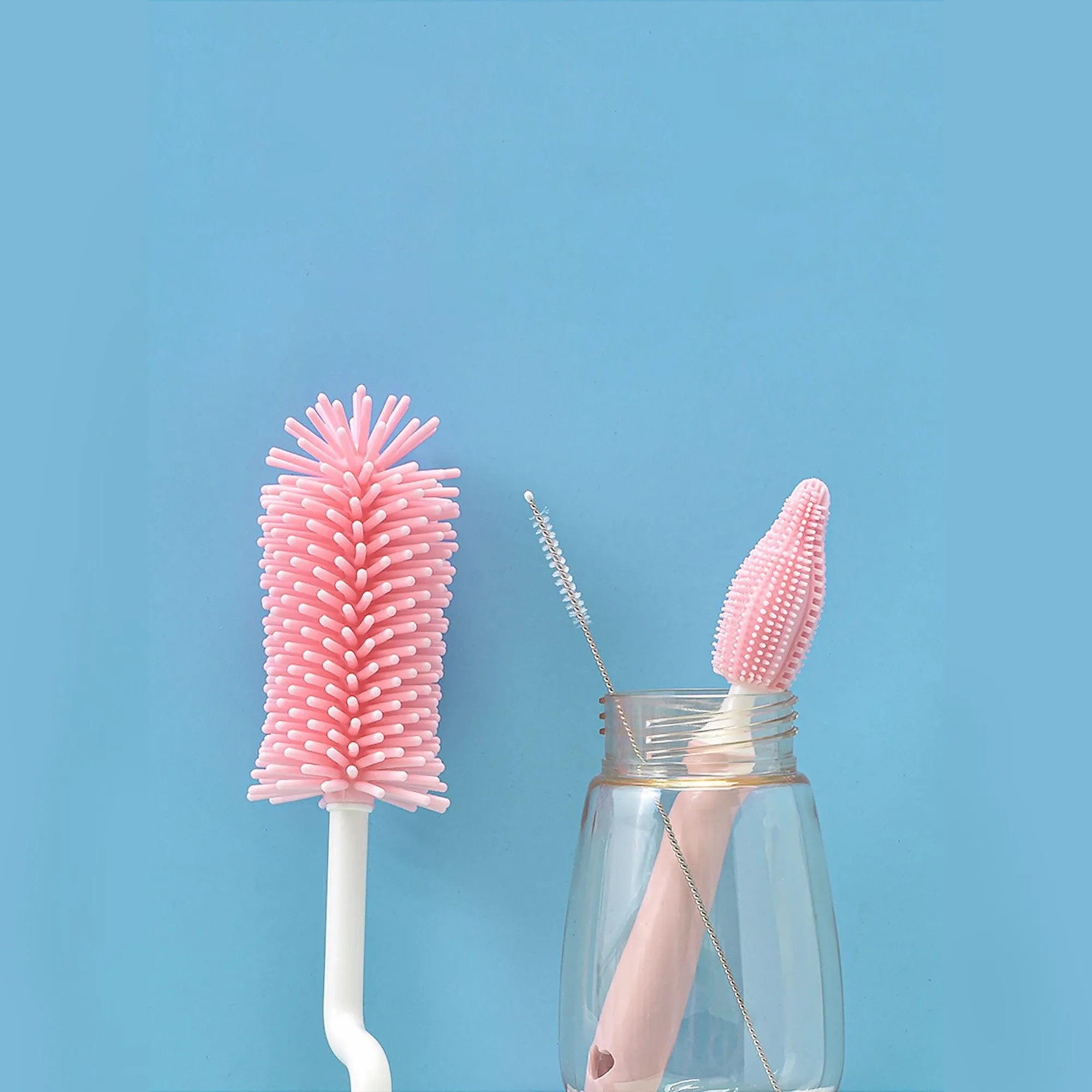 SoftSweep Silicone Bottle Brush Set