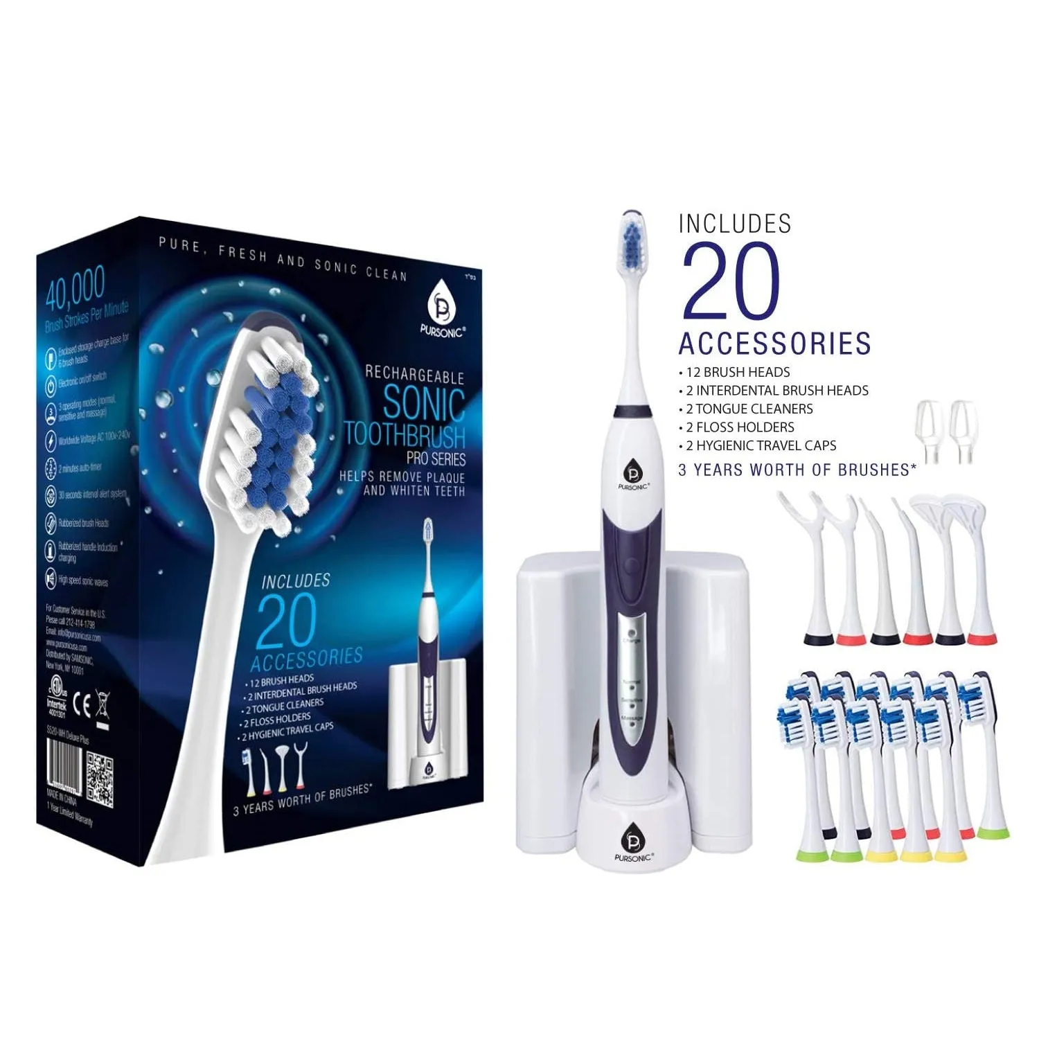 Sonic Movement Rechargeable Electric Toothbrush