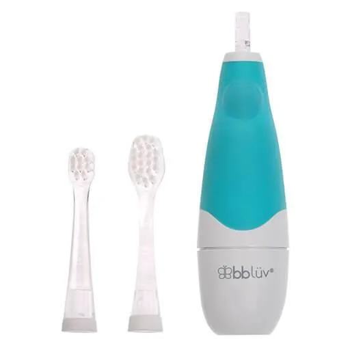 Sonik: Baby Electric Sonic Toothbrush, 2 Stage Infant Toddler Brush-Head Replacable - bbluv