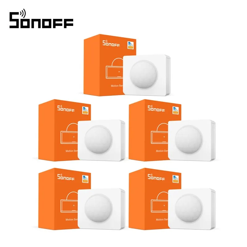 SONOFF ZigBee Motion Sensor for Smart Homes: Motion Detection, Alarm Trigger, ZBBridge compatibility with eWelink, Alexa and Google Home