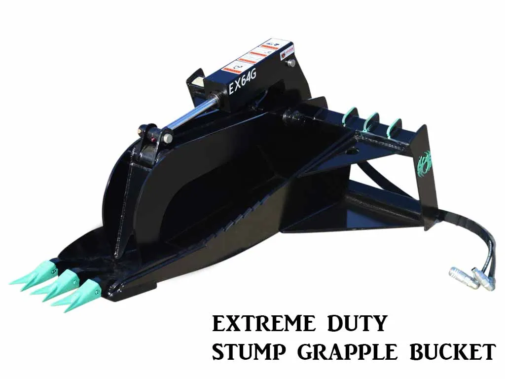 SPIDER extreme duty stump buckets