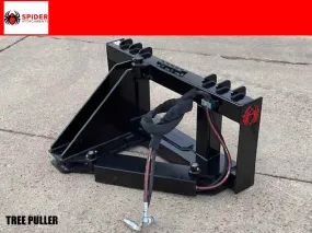 SPIDER heavy duty tree puller for skid steer