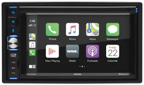 SSL Double-DIN, Apple CarPlay Mech-Less6.2" Touchscreen Bluetooth   Back up Camera