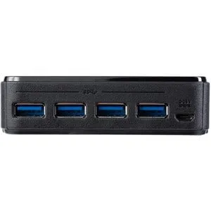 StarTech.com 4X4 USB 3.0 Peripheral Sharing Switch - Micro USB - External - 8 USB Port(s) - 8 USB 3.0 Port(s)