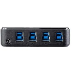 StarTech.com 4X4 USB 3.0 Peripheral Sharing Switch - Micro USB - External - 8 USB Port(s) - 8 USB 3.0 Port(s)