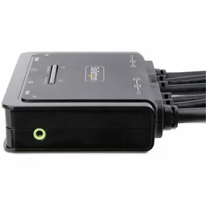 StarTech.com KVM Switchbox - 2 Computer(s) - 1 Local User(s) - 4K - 3840 x 2160 - 4 x USB - USB 2.0 - 6 x HDMI - Desktop