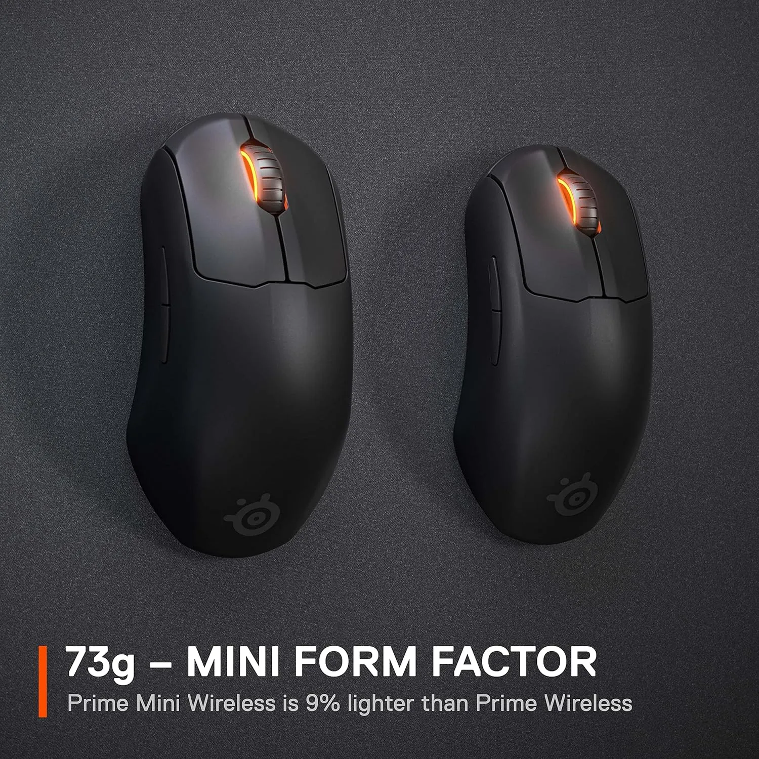 SteelSeries Prime Mini Wired / Wireless Precision Esports Mouse in a Small, Light Form Factor with Prestige OM Switch